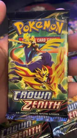 Pokemon TCG Sword & Shield Crown Zenith Pack Lot Of 10 Factory Sealed Packs - Image 3