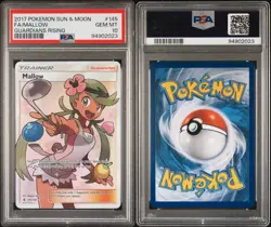 Pokemon Mallow 145/145 PSA 10 Gem Mint SM Guardians Rising Full Art Trainer - Image 3