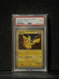 2010 Pokemon Pikachu World Promo English PSA 9 - Image 1