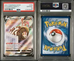 Pokemon Sandaconda 252/264 PSA 10 Gem Mint SWSH Fusion Strike Alternate Full Art - Image 3