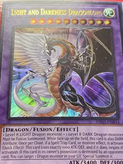 3x Light and Darkness Dragonlord | INFO-EN034 | Ultra Rare | NM | 1st ED |YuGiOh - Image 2
