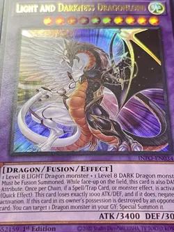 3x Light and Darkness Dragonlord | INFO-EN034 | Ultra Rare | NM | 1st ED |YuGiOh - Image 4