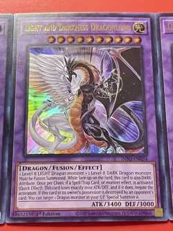 3x Light and Darkness Dragonlord | INFO-EN034 | Ultra Rare | NM | 1st ED |YuGiOh - Image 5
