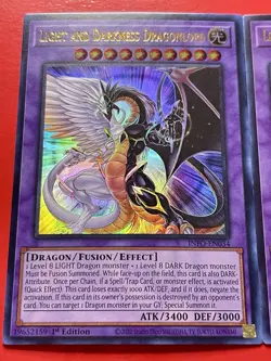 3x Light and Darkness Dragonlord | INFO-EN034 | Ultra Rare | NM | 1st ED |YuGiOh - Image 3
