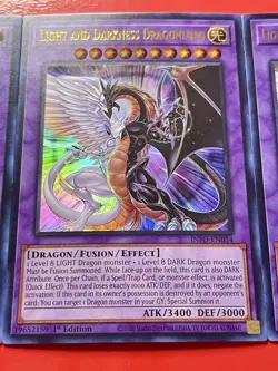 3x Light and Darkness Dragonlord | INFO-EN034 | Ultra Rare | NM | 1st ED |YuGiOh - Image 5