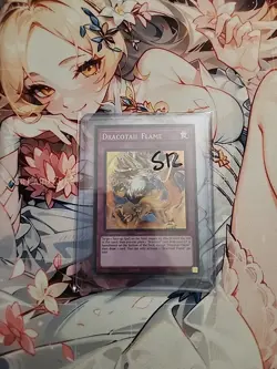 Yugioh! TCG - Dracotail Flame - Super Rare - JUSH-EN011 - Justice Hunters - 1st - Image 2