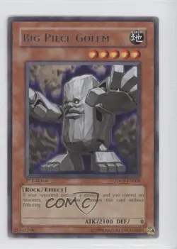 Big Piece Golem 1st Ed. YuGiOh The Duelist Genesis #TDGS-EN008 2008 0j6 - Image 1