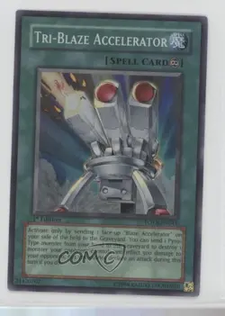SR - Tri-Blaze Accelerator 1st Ed. YuGiOh Force of the Breaker #FOTB-EN041 12ka - Image 1