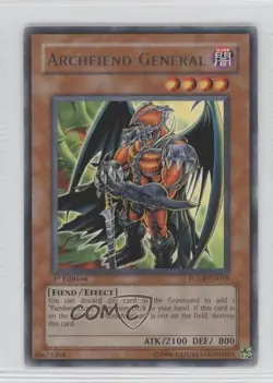 R - Archfiend General 1st Ed. YuGiOh Force of the Breaker #FOTB-EN019 2007 a1w - Image 1