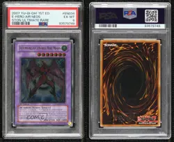 UR - Elemental HERO Air Neos 1st Ed. YuGiOh Strike of the PSA 6 2007 0j4n - Image 3
