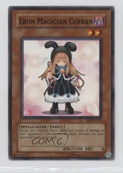 Ebon Magician Curran Unlimited YuGiOh Cybernetic Revolution #CRV-EN031 2005 00lk - Image 1