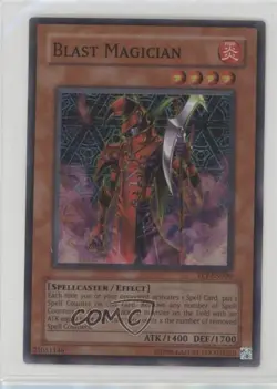 SR - Blast Magician Unlimited YuGiOh Flaming Eternity #FET-EN020 2005 gb2 - Image 1
