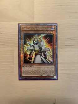 Yugioh Absolute King Back Jack Quarter Century Secret Rare RA04-EN244 - Image 1