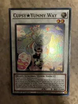 Yugioh! TCG - CupsyYummy Way - Super Rare - JUSH-EN019 - Justice Hunters - 1st - Image 1