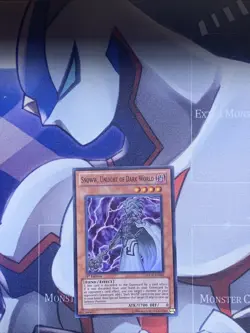 Yugioh Snoww, Unlight of Dark World SDGU-EN002 Super Rare 1st Ed LP - Image 1