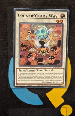 JUSH-EN20 Cooky☆Yummy Way Super Rare 1st Ed YuGiOh - Image 1