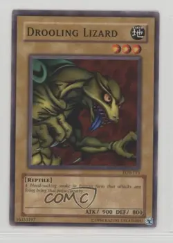 Drooling Lizard YuGiOh Legend of Blue Eyes White Dragon #LOB-115 2002 0p5y - Image 1
