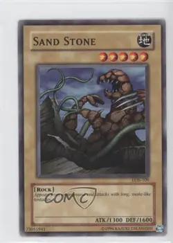 Sand Stone YuGiOh Legend of Blue Eyes White Dragon #LOB-109 2002 0b5 - Image 1