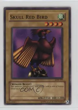 Skull Red Bird YuGiOh Legend of Blue Eyes White Dragon #LOB-105 2002 06e0 - Image 1