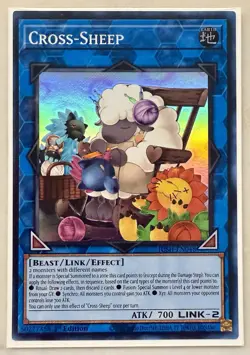 Yugioh! TCG - Cross-Sheep - Super Rare- JUSH-EN048 - Justice Hunters - 1st - Image 1
