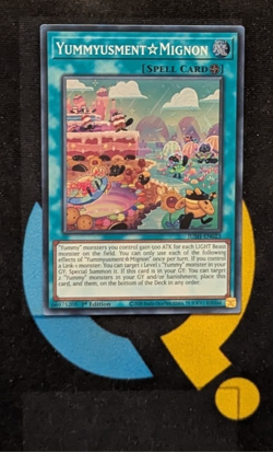JUSH-EN023 Yummyusement☆Mignon Super Rare 1s YuGiOh - Image 1