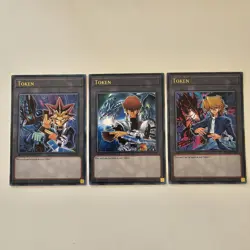 3x Yugi Joey Kaiba Token Set - Ultra Rare - LDK2 - Limited Edition - Yugioh Euro - Image 1