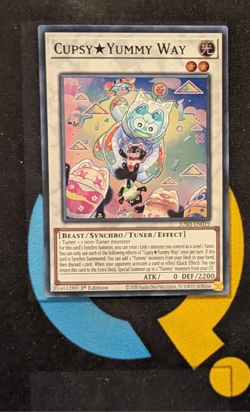 JUSH-EN019 Cupsy☆Yummy Way Super Rare 1st Ed YuGiOh - Image 1