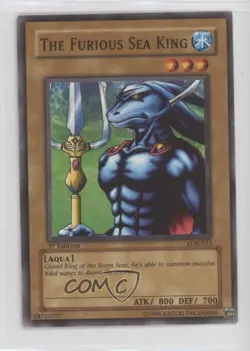 The Furious Sea King 1st Ed. YuGiOh Legend of Blue Eyes White Dragon 2002 0fb0 - Image 1