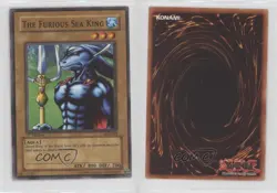 The Furious Sea King 1st Ed. YuGiOh Legend of Blue Eyes White Dragon 2002 0fb0 - Image 3
