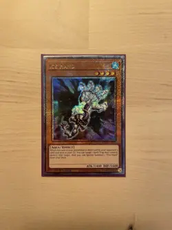 Yugioh Ice Hand Quarter Century Secret Rare RA04-EN225 1st Ed - Image 1