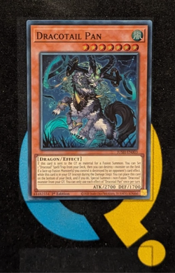 JUSH-EN003 Dracotail Pan Super Rare 1st Ed YuGiOh - Image 1