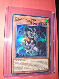 JUSH-EN003 Dracotail Pan Super Rare 1st Ed YuGiOh - Image 1
