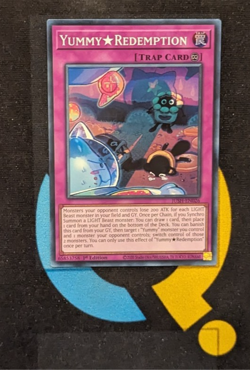 JUSH-EN026 Yummy☆Redemption Super Rare 1st Ed YuGiOh - Image 1