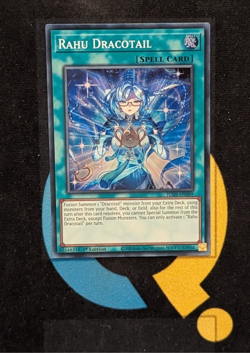 JUSH-EN009 Rahu Dracotail Super Rare 1st Ed YuGiOh - Image 1