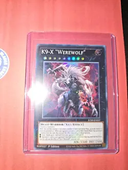 JUSH-EN037 K9-X ''Werewolf'' Super Rare 1st Ed YuGiOh - Image 1