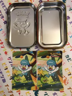 Pokemon Quass Mini Can Art Card Sticker JPN Limited Edition Rare Model VHTF Anim - Image 3