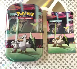 Pokemon Negiga Knight Mini Can Tin Art Card JPN Limited Edition Rare Model VHTF - Image 1