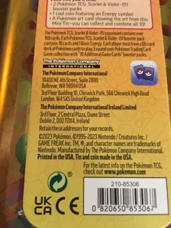 Pokemon Mini Can Kairikey Art Card JPN Limited Edition Rare Model VHTF Anime Tra - Image 2