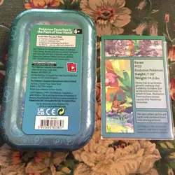 Pokemon Mini Can Eevee Art Card JPN Limited Edition Rare Model VHTF Anime Tradin - Image 2