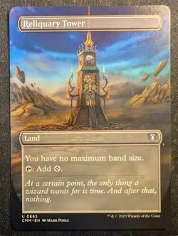 Reliquary Tower - Borderless - Commander Masters (MTG) - Image 1