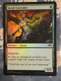 MTG Magic the Gathering Saruli Caretaker (FOIL) 139/296 Ravnica Allegiance LP - Image 1