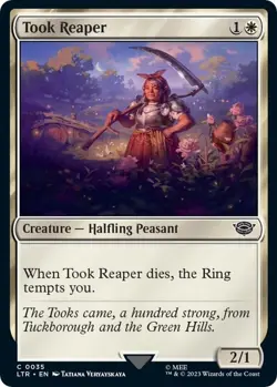 Took Reaper 0035 MTG LTR Common NP - Image 1