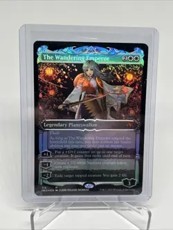 MTG The Wandering Emperor (Showcase Foil) | Kamigawa: Neon Dynasty NM - Image 1