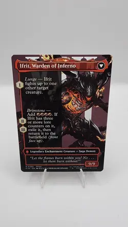 MTG Final Fantasy English Clive, Ifrit's Dominant Borderless 0385 Non-Foil - Image 2