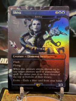 MTG | Shiva - Subtlety (Rainbow Foil) [Secret Lair FINAL FANTASY] ✨FOIL✨ - Image 1