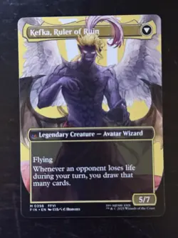 MTG Final Fantasy English Kefka, Court Mage Borderless 0398 Non-Foil - Image 2
