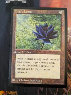 Magic the Gathering Black Lotus Oversized 6x9 Promo Card LP/EX *Read* MTG - Image 1