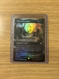 MTG Final Fantasy English The Earth Crystal Borderless 0342 Foil - Image 1