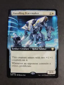 Patrolling Peacemaker (Extended Art) Rare MTG Edge of Eternities Commander - Image 1