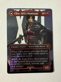 MTG Final Fantasy Clive Ifrit's Dominant Borderless Surge Foil 0530 - Image 2